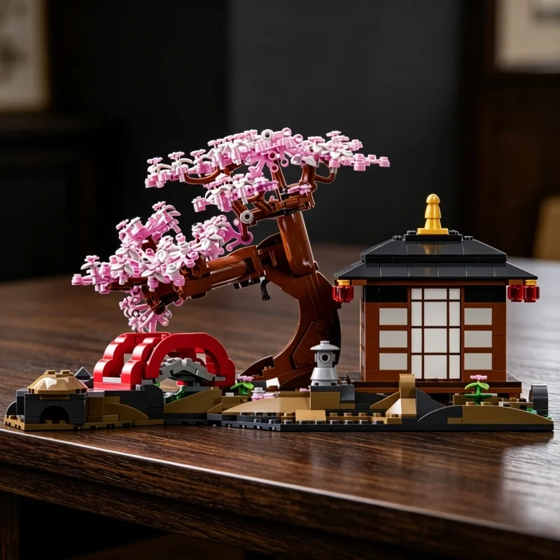 916Pcs Sakura Desktop Decoration Creative Tree House Model Building Blocks Kidsren's Toys Girls Birthday Gift
916Pcs Sakura Desktop Decoration Creative Tree House Model Building Blocks Kidsren's Toys Girls Birthday Gift