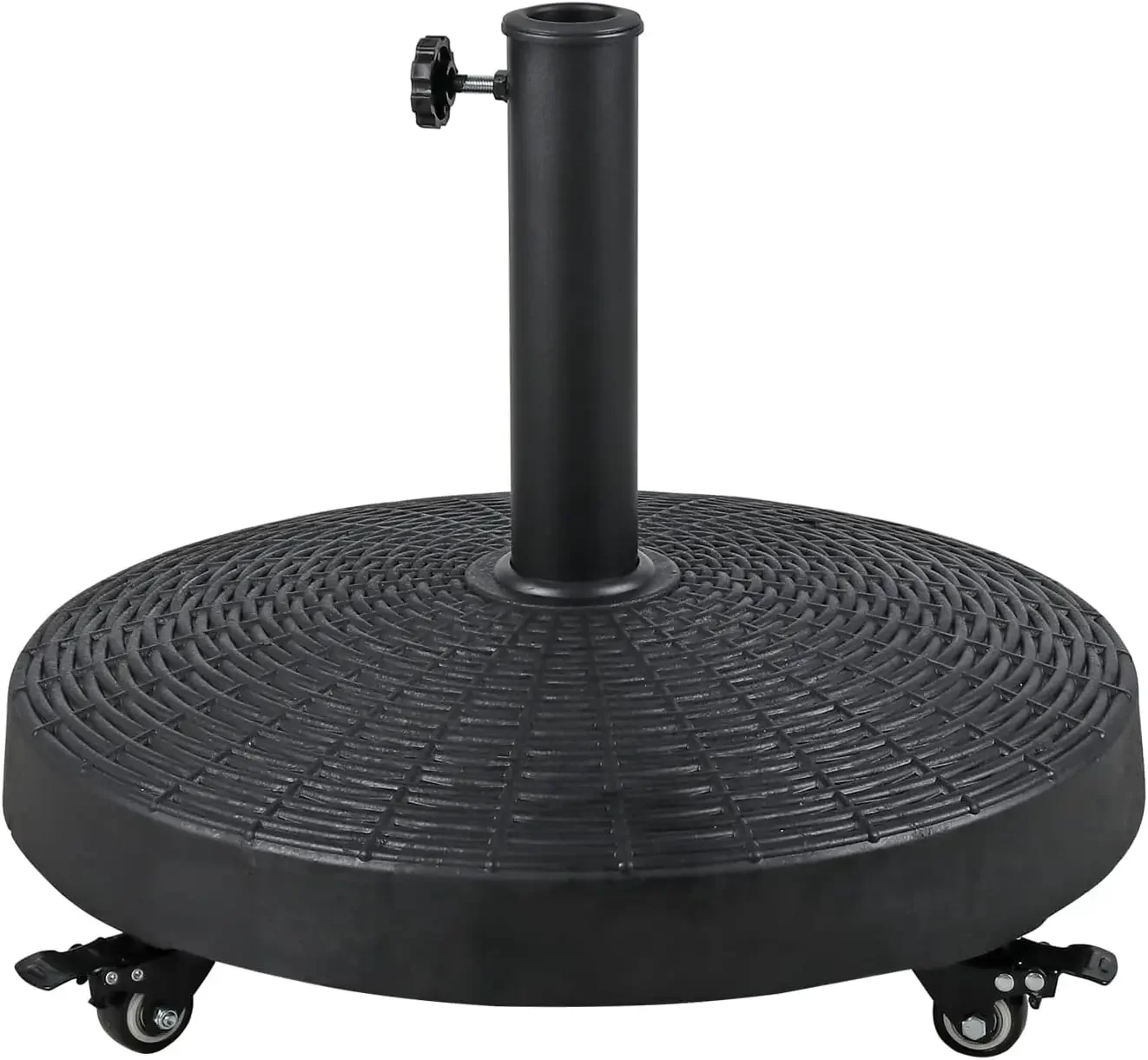 Weighted Umbrella Base Stand With Wheels For Outdoor Patio Market Umbrella Deck Porch Poolside Black
Weighted Umbrella Base Stand With Wheels For Outdoor Patio Market Umbrella Deck Porch Poolside Black