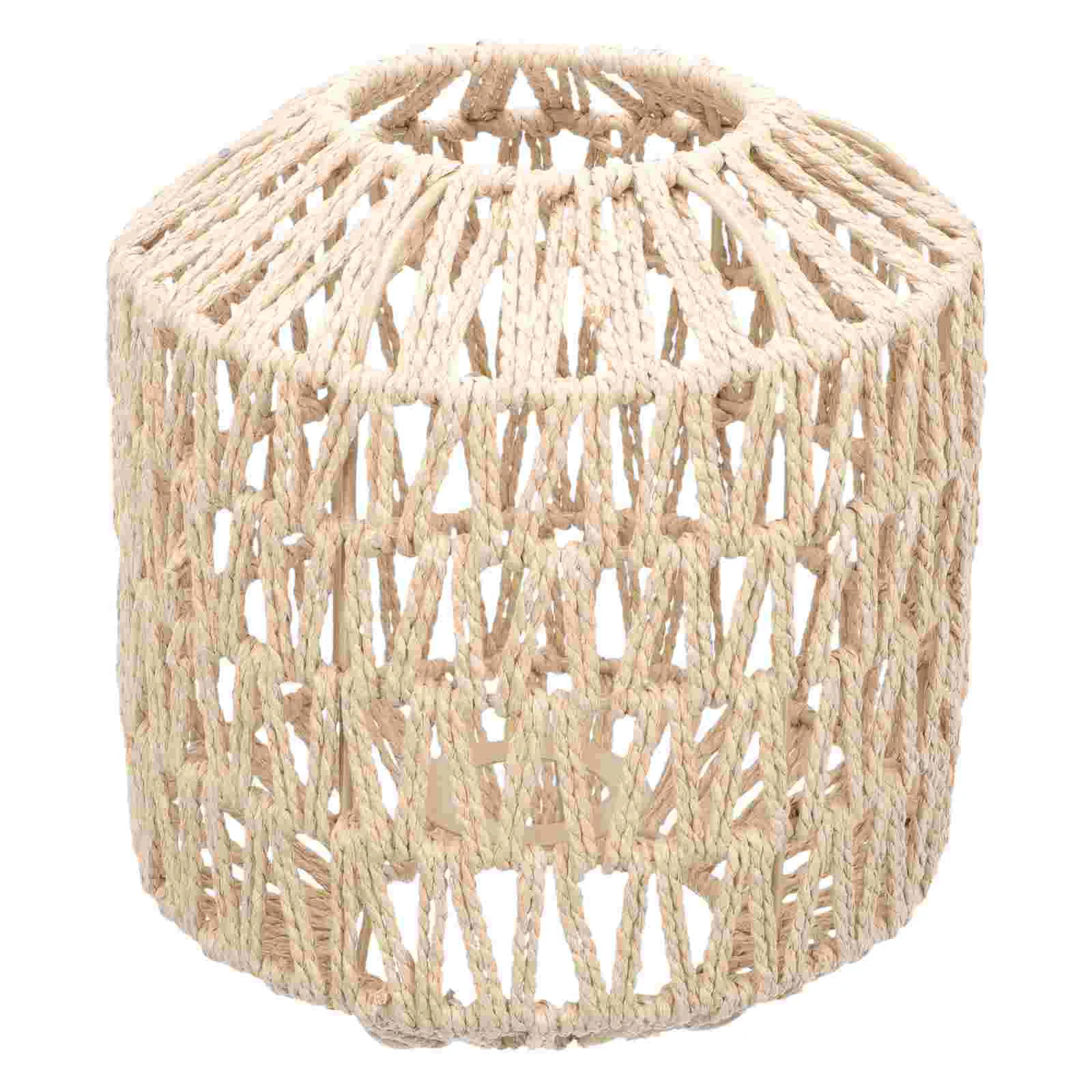 Boho Decor Paper Rope Lampshade Chimney Hotel Protector Household Home Chandelier
Boho Decor Paper Rope Lampshade Chimney Hotel Protector Household Home Chandelier