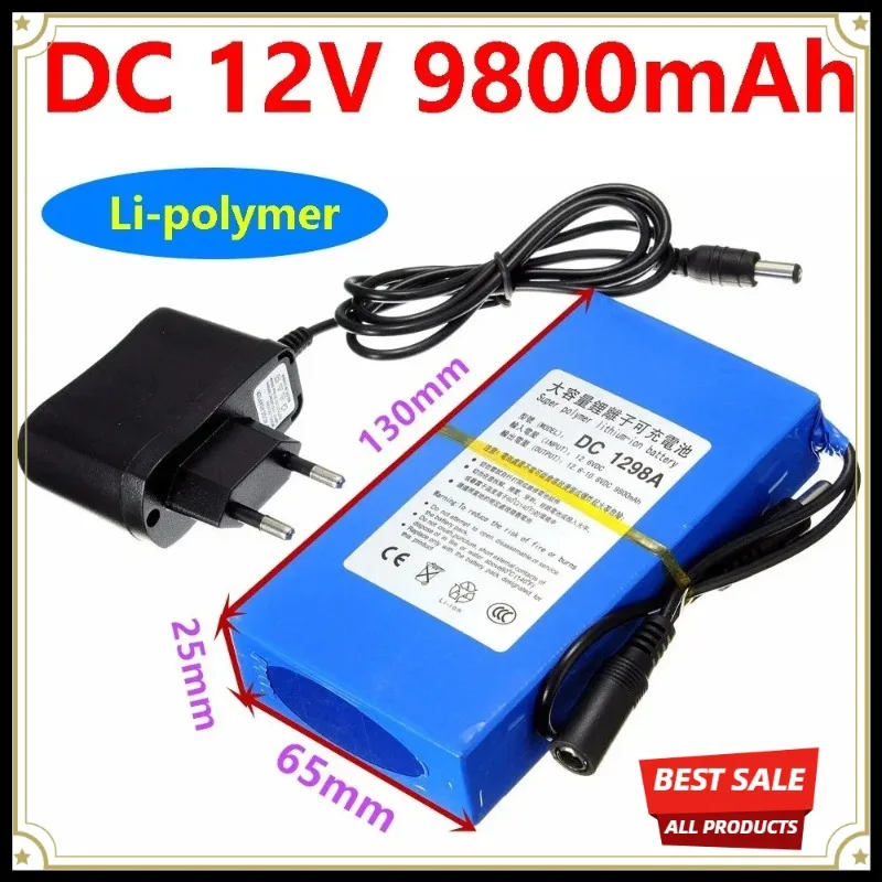 In Stock 12V 9800mAh Polymer Lithium Battery Rechargeable Battery Pack for LED Solar Energy Storage Street Lights
In Stock 12V 9800mAh Polymer Lithium Battery Rechargeable Battery Pack for LED Solar Energy Storage Street Lights