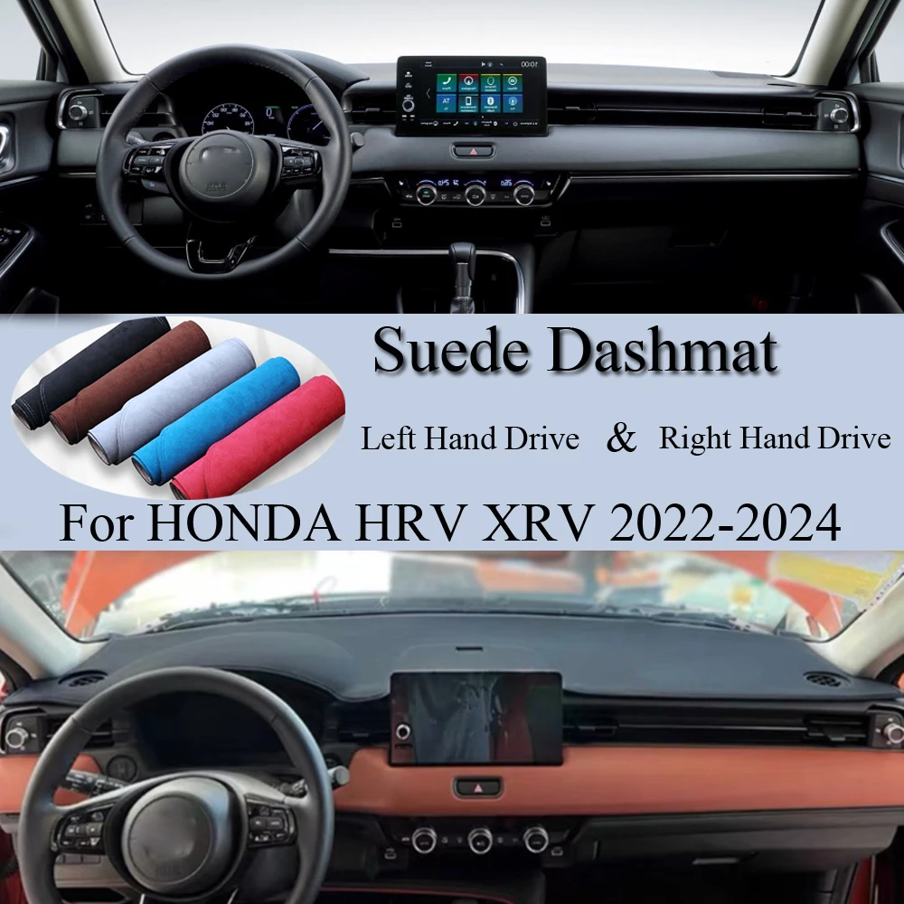 Для HONDA HRV Vezel H-RV XRV H RV 2022 2023 2024, замшевый кожаный коврик для приборной панели, чехол для приборной панели, аксессуары для приборной панели
Для HONDA HRV Vezel H-RV XRV H RV 2022 2023 2024, замшевый кожаный коврик для приборной панели, чехол для приборной панели, аксессуары для приборной панели