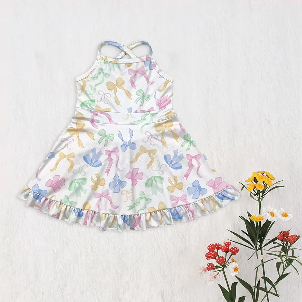 Wholesale Baby Girl Sleeveless Active Wear Clothing Infant Kids Skirt Colorful Bows Shorts Toddler Knee Length Dress Clothes
Wholesale Baby Girl Sleeveless Active Wear Clothing Infant Kids Skirt Colorful Bows Shorts Toddler Knee Length Dress Clothes