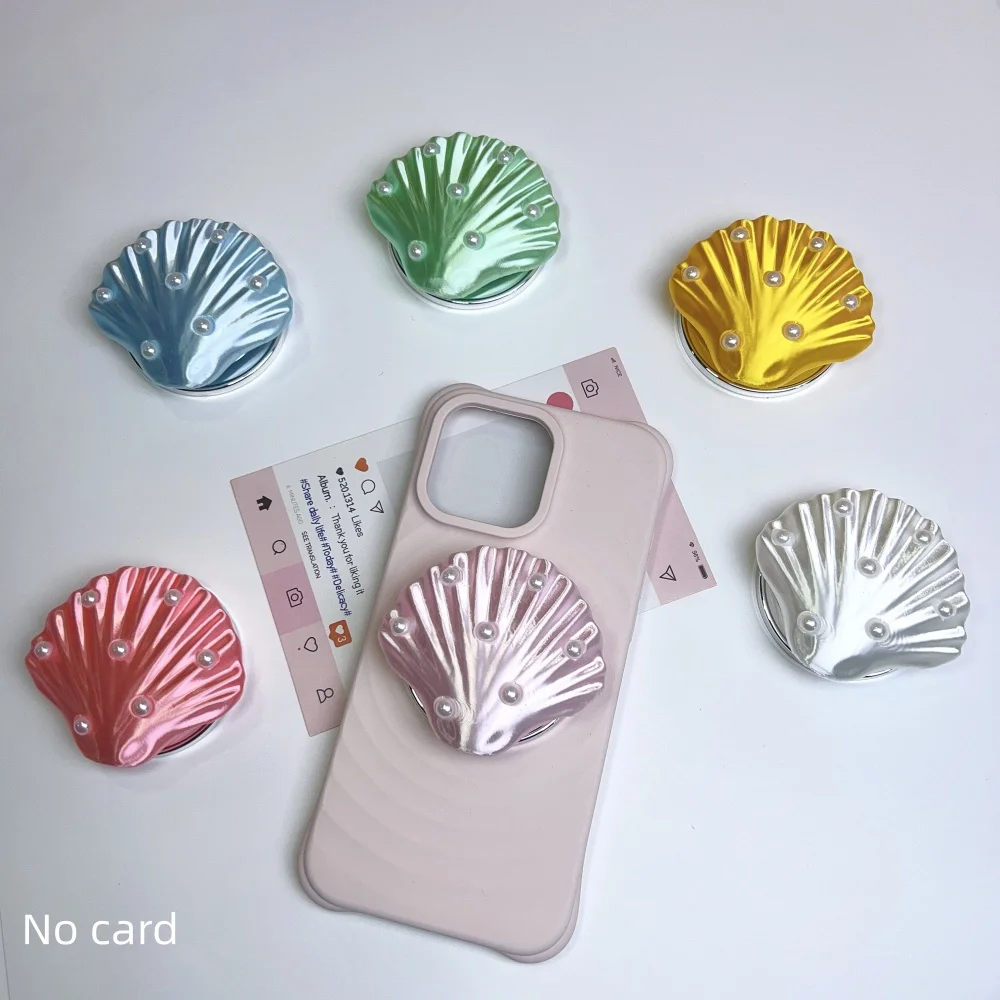 Fashion Korean 3D Pearl Scallop Phone Grip Stand for MagSafe Collapsible Holder Bracket for iPhone 18 17 16 15 Samsung Xiaomi
Fashion Korean 3D Pearl Scallop Phone Grip Stand for MagSafe Collapsible Holder Bracket for iPhone 18 17 16 15 Samsung Xiaomi
