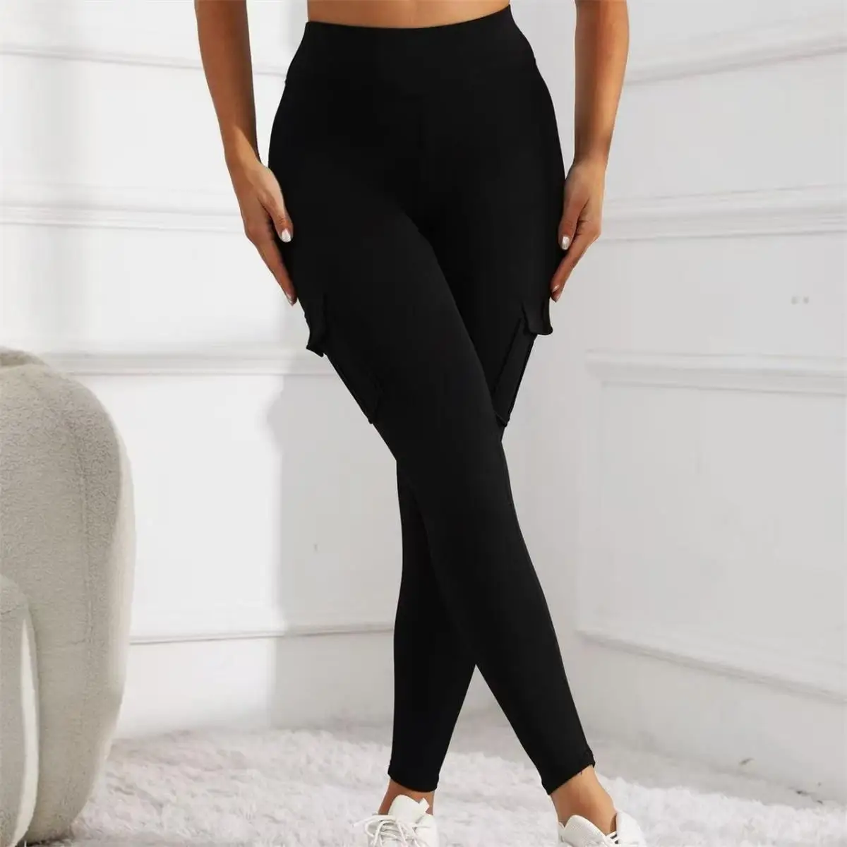 Women's outdoor sports pants with pockets, high-waisted, hip-lifting tight yoga pants
Women's outdoor sports pants with pockets, high-waisted, hip-lifting tight yoga pants