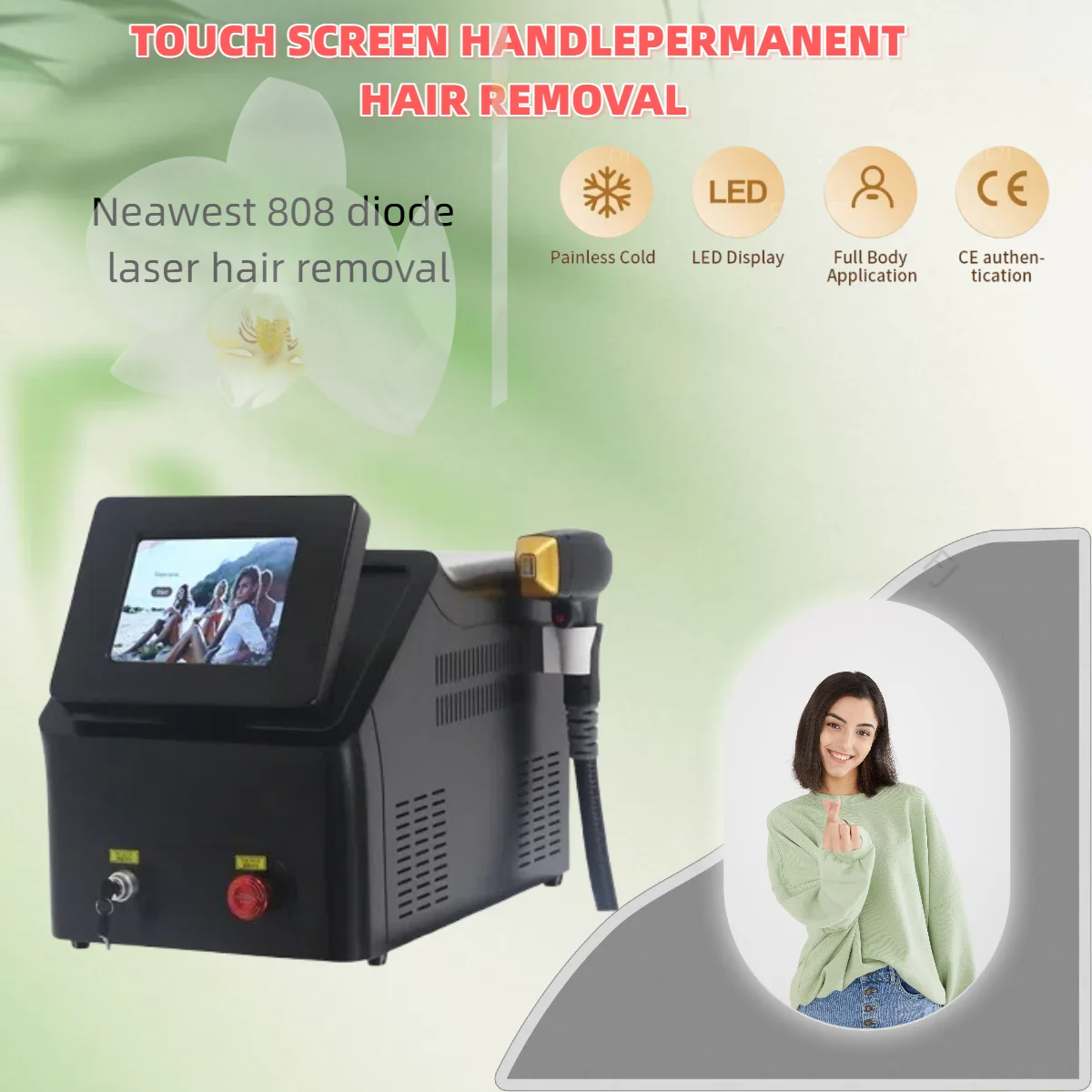 3 Wave 755nm 808nm 1064nm Diode Laser Hair Removal Machine Ice Cooling Permanent Professional Salon Equipment 2025
3 Wave 755nm 808nm 1064nm Diode Laser Hair Removal Machine Ice Cooling Permanent Professional Salon Equipment 2025