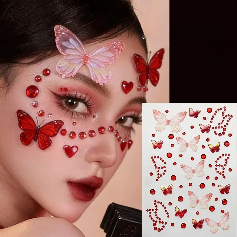 Наклейки-бабочки для лица, 1 лист, цветные, для детей, для макияжа глаз, декоративные наклейки-бабочки, кристаллы, круглые стразы, тату-наклейки
Наклейки-бабочки для лица, 1 лист, цветные, для детей, для макияжа глаз, декоративные наклейки-бабочки, кристаллы, круглые стразы, тату-наклейки