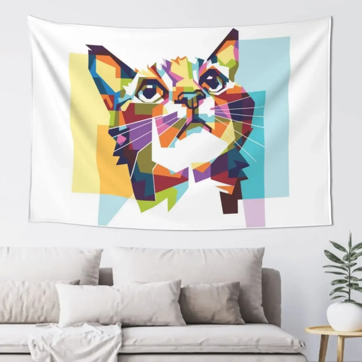 Kitty cat feline kitten Cute colorful cool rainbow geometric hippie hippy abstract hipster tie dye Tapestry
Kitty cat feline kitten Cute colorful cool rainbow geometric hippie hippy abstract hipster tie dye Tapestry