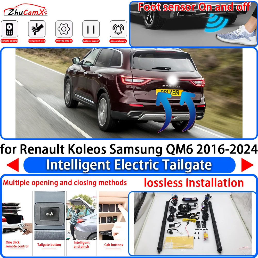 for Renault Koleos Samsung QM6 2016-2024 Power Liftgate Trunk Electric Suction Tailgate Intelligent Tail Gate Lift Strut System
for Renault Koleos Samsung QM6 2016-2024 Power Liftgate Trunk Electric Suction Tailgate Intelligent Tail Gate Lift Strut System