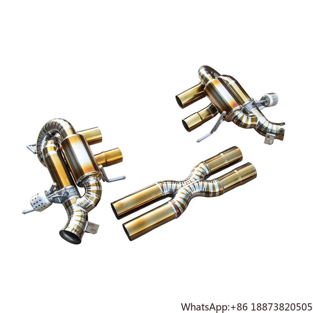 KYOSTAR Race Titanium Exhaust for 12-21 Ferrari 812SF/812GTS/F12 6.3L/ 6.5L Front Pipe + Catback Complete Exhaust System
KYOSTAR Race Titanium Exhaust for 12-21 Ferrari 812SF/812GTS/F12 6.3L/ 6.5L Front Pipe + Catback Complete Exhaust System