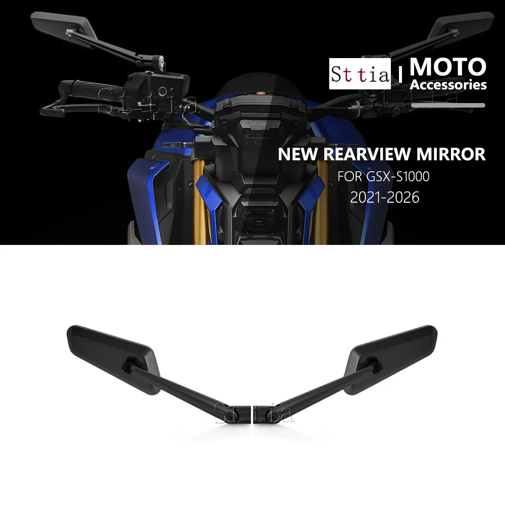 Motorcycle Accessories Rearview Side Mirrors Wind Wing Adjustable Rotating For Suzuki GSX-S1000 GSXS1000 GSXS 1000 2021-2025
Motorcycle Accessories Rearview Side Mirrors Wind Wing Adjustable Rotating For Suzuki GSX-S1000 GSXS1000 GSXS 1000 2021-2025