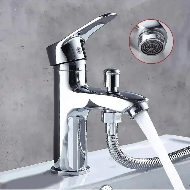 Bathroom shower faucet, single hole basin faucet with shower accessories, multifunctional home washbasin faucetfaucets and sinks
Bathroom shower faucet, single hole basin faucet with shower accessories, multifunctional home washbasin faucetfaucets and sinks