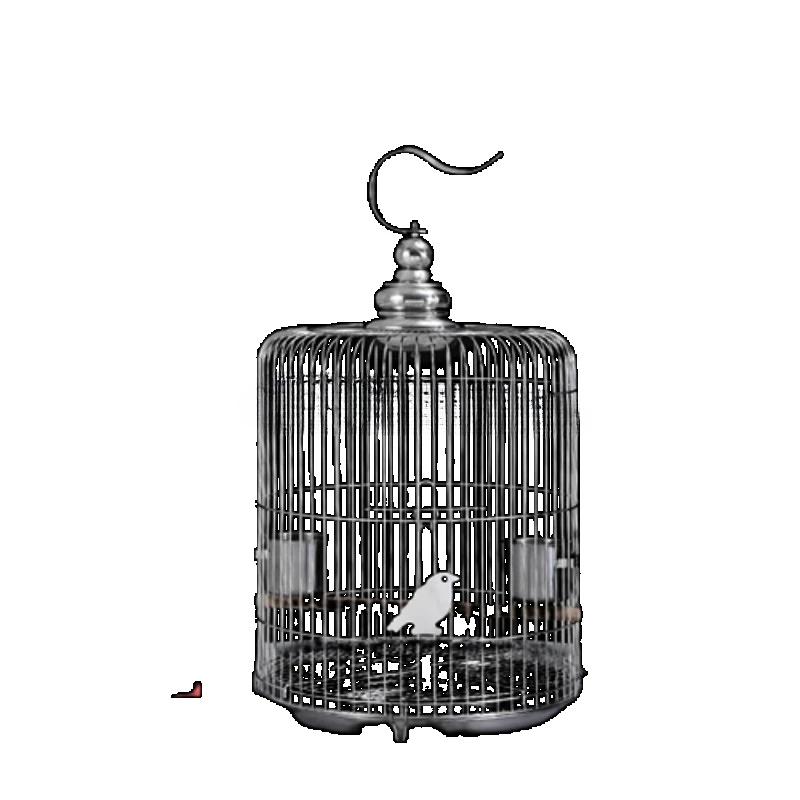Portable Carrier Bird Cages Round Stainless Steel Decoration Bath Bird Cages Park Breeding Cage Oiseau Birds Supplies
Portable Carrier Bird Cages Round Stainless Steel Decoration Bath Bird Cages Park Breeding Cage Oiseau Birds Supplies