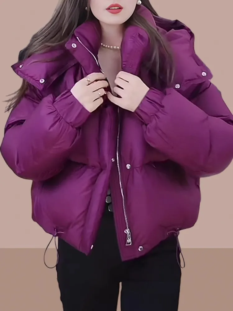 Модная зимняя женская утепленная куртка-пуховик из хлопка, теплая верхняя одежда для повседневной носки, утолщенная, с длинными рукавами, на молнии
Модная зимняя женская утепленная куртка-пуховик из хлопка, теплая верхняя одежда для повседневной носки, утолщенная, с длинными рукавами, на молнии