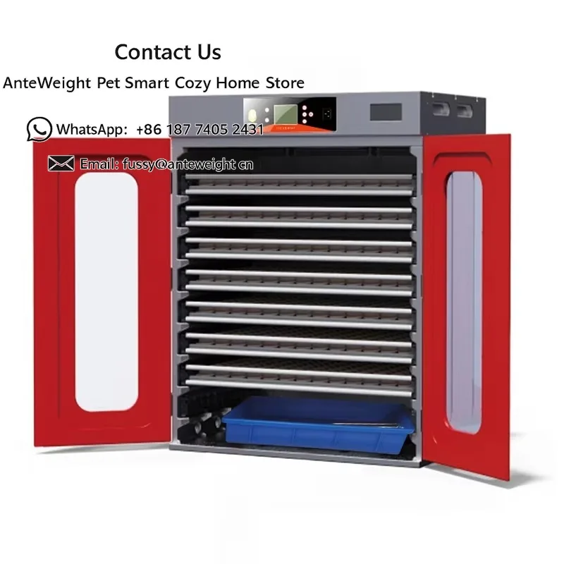 EW-1000 Intelligent Dual Pawer Incubator for Hatching Poultry Eggs
EW-1000 Intelligent Dual Pawer Incubator for Hatching Poultry Eggs