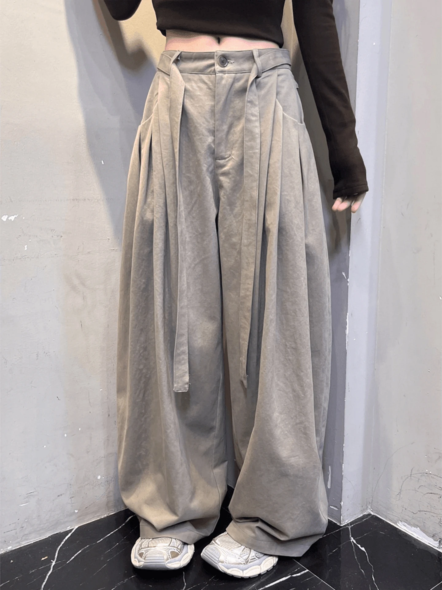 Cleanfit Milk ey Wide Leg Pants Men's Sle American High Street Drape Casual Long Trousers Autumn Faion Men's Clothing
Cleanfit Milk ey Wide Leg Pants Men's Sle American High Street Drape Casual Long Trousers Autumn Faion Men's Clothing