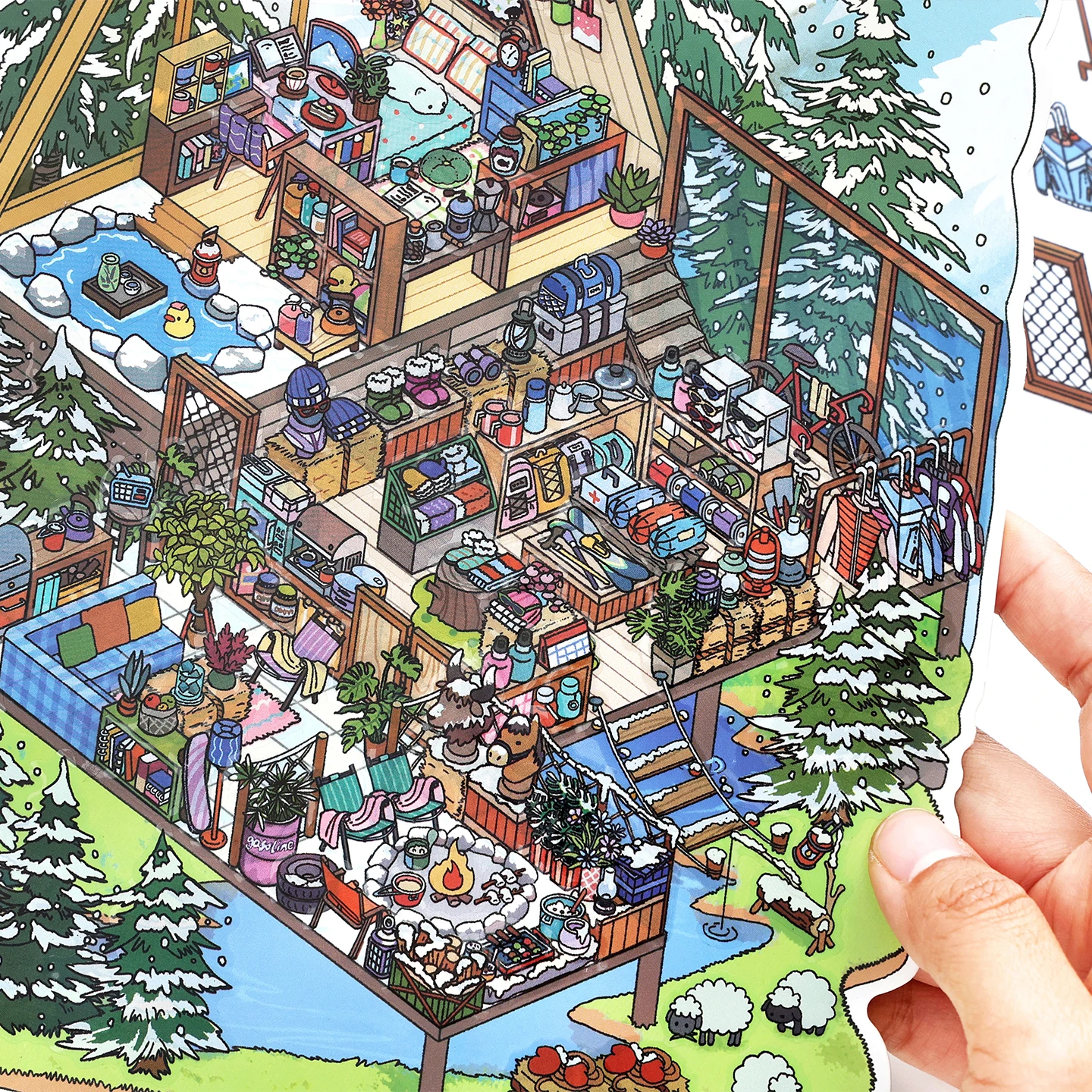 Kawaii Late Summer in the Woods 3D Winter Snowhouse Landscape Sticker DIY Pocket Cabin Scene festival gift
Kawaii Late Summer in the Woods 3D Winter Snowhouse Landscape Sticker DIY Pocket Cabin Scene festival gift