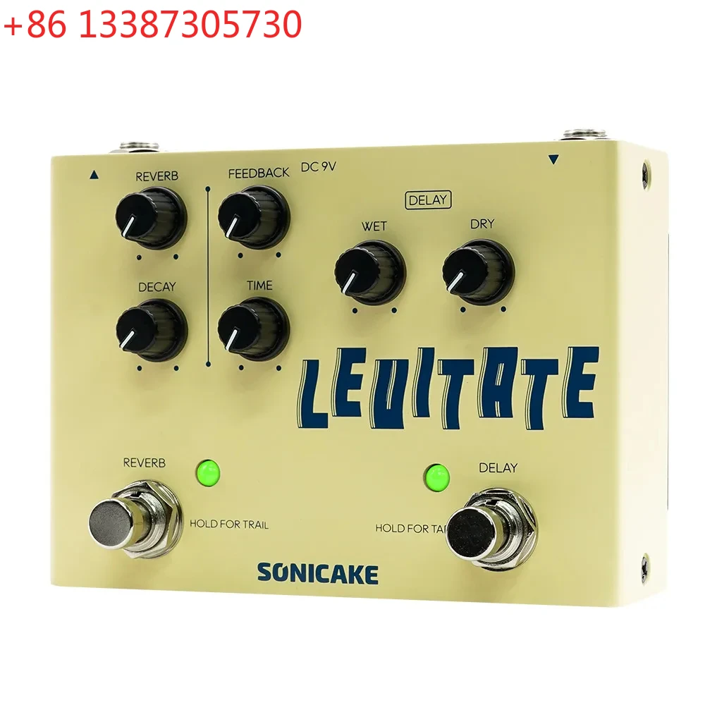SONICAKE QDS-02 Levitate Digital Delay and Reverb 2 in 1 Guitar Effects Pedal
SONICAKE QDS-02 Levitate Digital Delay and Reverb 2 in 1 Guitar Effects Pedal