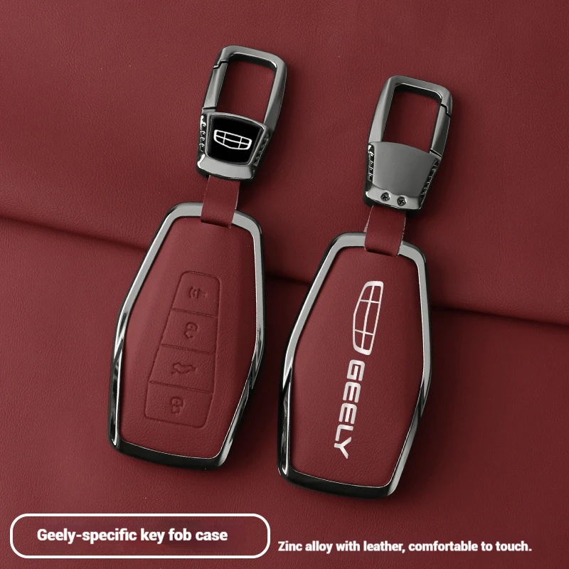 Car Zinc Alloy Key Case Fob Cover Protection Shell For Geely Coolray 2024 X6 Emgrand Global Hawk GX7 Keychain Auto Accessories
Car Zinc Alloy Key Case Fob Cover Protection Shell For Geely Coolray 2024 X6 Emgrand Global Hawk GX7 Keychain Auto Accessories