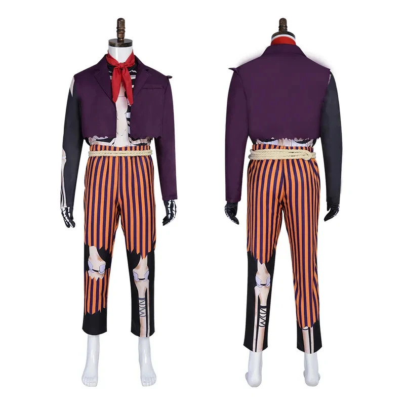 ▶❤Coco Hector Cosplay Costume Adult Skeleton Outfit Day Of The Dead Purple Jacket Striped Pants Halloween Costume For Man❤◀
▶❤Coco Hector Cosplay Costume Adult Skeleton Outfit Day Of The Dead Purple Jacket Striped Pants Halloween Costume For Man❤◀