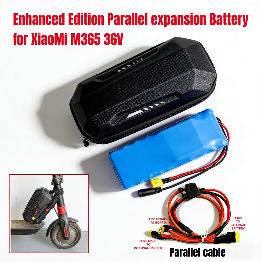 Battery Extension Kit Paralleling Expansion 36V/48V 10A 12A 14A for Xiaomi M365 PRO PRO2 1S Mi3 ESSENTIALScooter Accessories
Battery Extension Kit Paralleling Expansion 36V/48V 10A 12A 14A for Xiaomi M365 PRO PRO2 1S Mi3 ESSENTIALScooter Accessories