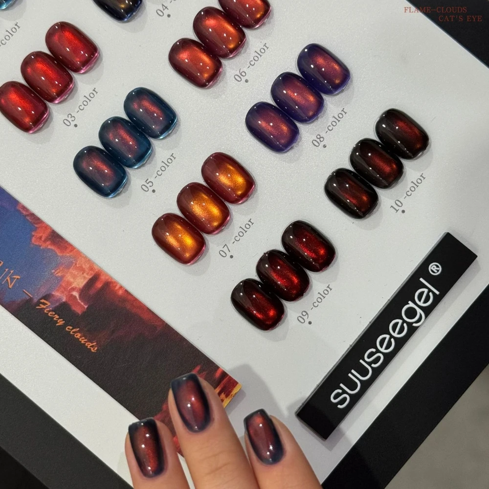 HEMA TPO FREE 15ml Flame-Clouds Glass Beaded Cat Magnetic Nail Gel Polish Soak Off UV LED Gel Varnish Nail Art Design Manicure
HEMA TPO FREE 15ml Flame-Clouds Glass Beaded Cat Magnetic Nail Gel Polish Soak Off UV LED Gel Varnish Nail Art Design Manicure