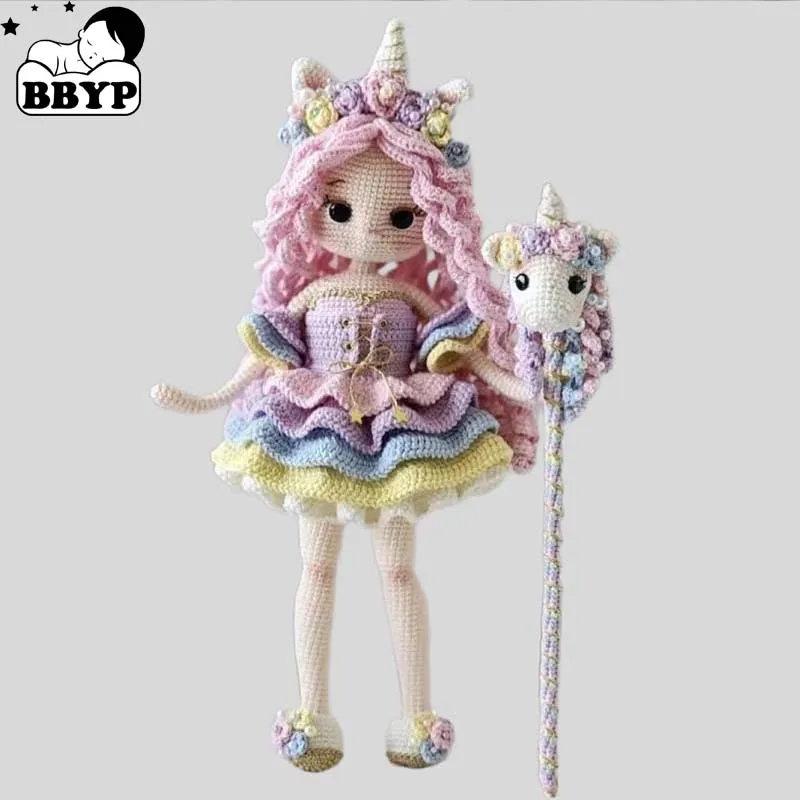 Handmade Knitting Doll Unicorn Moon Dolls Crochet Dolls For Home Accessories Craft Toy Ornaments
Handmade Knitting Doll Unicorn Moon Dolls Crochet Dolls For Home Accessories Craft Toy Ornaments
