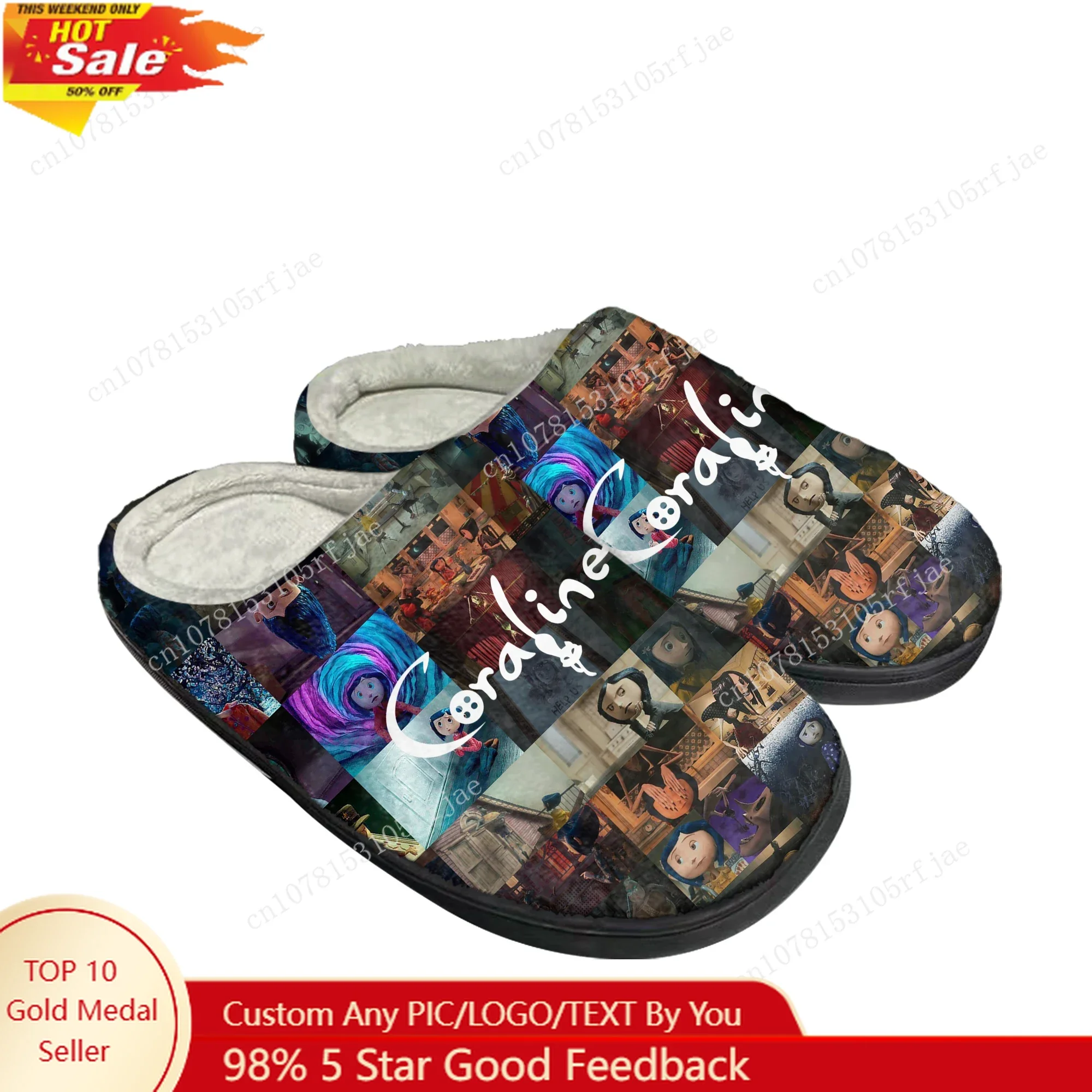Coraline The Secret Door Home Cotton Slippers Mens Womens Teenager Plush Bedroom Casual Keep Warm Shoes Tailor Made Slipper
Coraline The Secret Door Home Cotton Slippers Mens Womens Teenager Plush Bedroom Casual Keep Warm Shoes Tailor Made Slipper