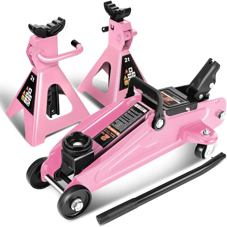 Compact Low Profile Hydraulic Trolley Service and Floor Jack Combo with Dual Ratchet Jack Stands 2 Ton 4000 lbs Lifting Capacit
Compact Low Profile Hydraulic Trolley Service and Floor Jack Combo with Dual Ratchet Jack Stands 2 Ton 4000 lbs Lifting Capacit