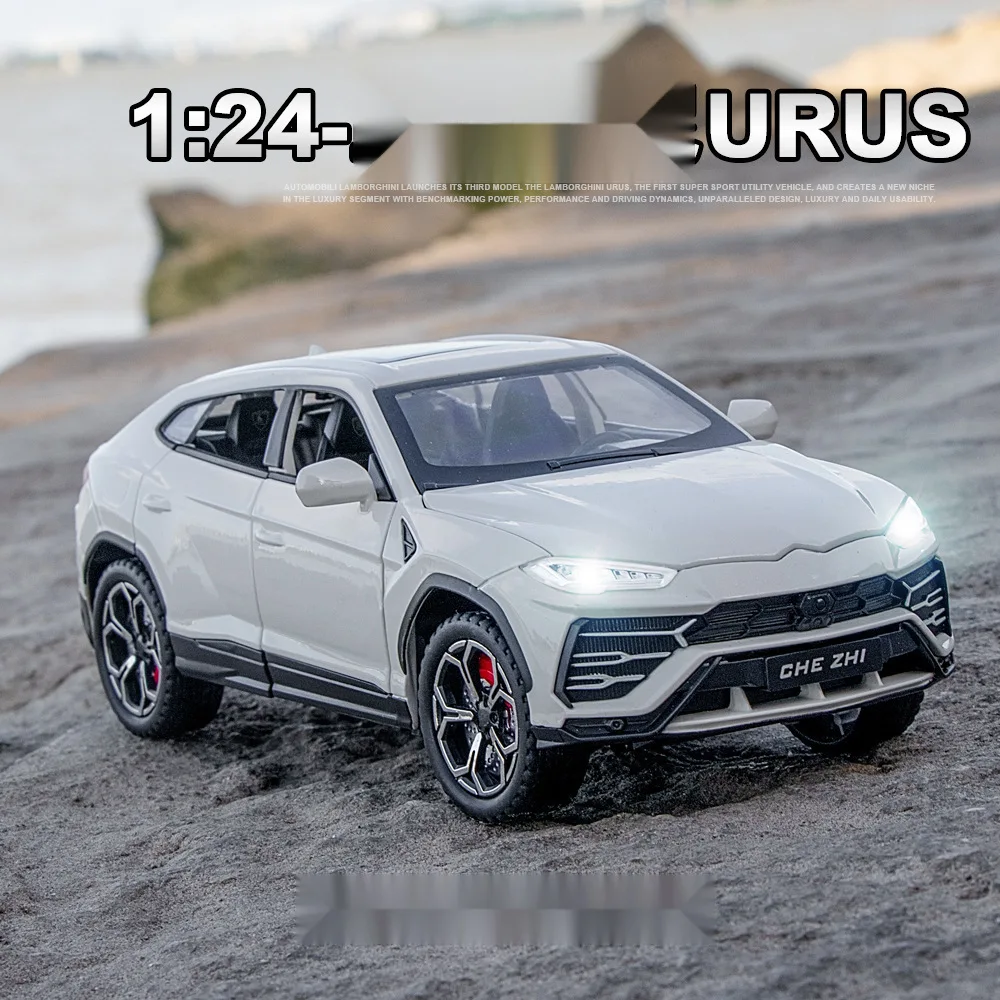 Машинка-модель URUS 1:24, литая из сплава, с открывающимися дверями, звуком и светом, откатным механизмом, амортизацией, детский рождественский подарок
Машинка-модель URUS 1:24, литая из сплава, с открывающимися дверями, звуком и светом, откатным механизмом, амортизацией, детский рождественский подарок