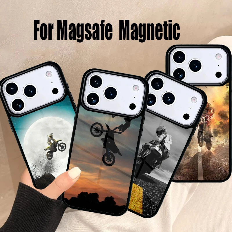 Moto Cross Motorcycle Sports soft Phone Case For iPhone 17 Air 16e 15 14 13 12 11 Pro Max Plus Magsafe Wireless Magnetic Cover
Moto Cross Motorcycle Sports soft Phone Case For iPhone 17 Air 16e 15 14 13 12 11 Pro Max Plus Magsafe Wireless Magnetic Cover