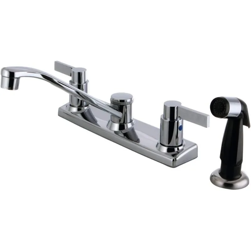 FB2122NDL 7-11/16-Inch in Spout Reach NuvoFusion 8-Inch Centerset Kitchen Faucet with Black Sprayer
FB2122NDL 7-11/16-Inch in Spout Reach NuvoFusion 8-Inch Centerset Kitchen Faucet with Black Sprayer