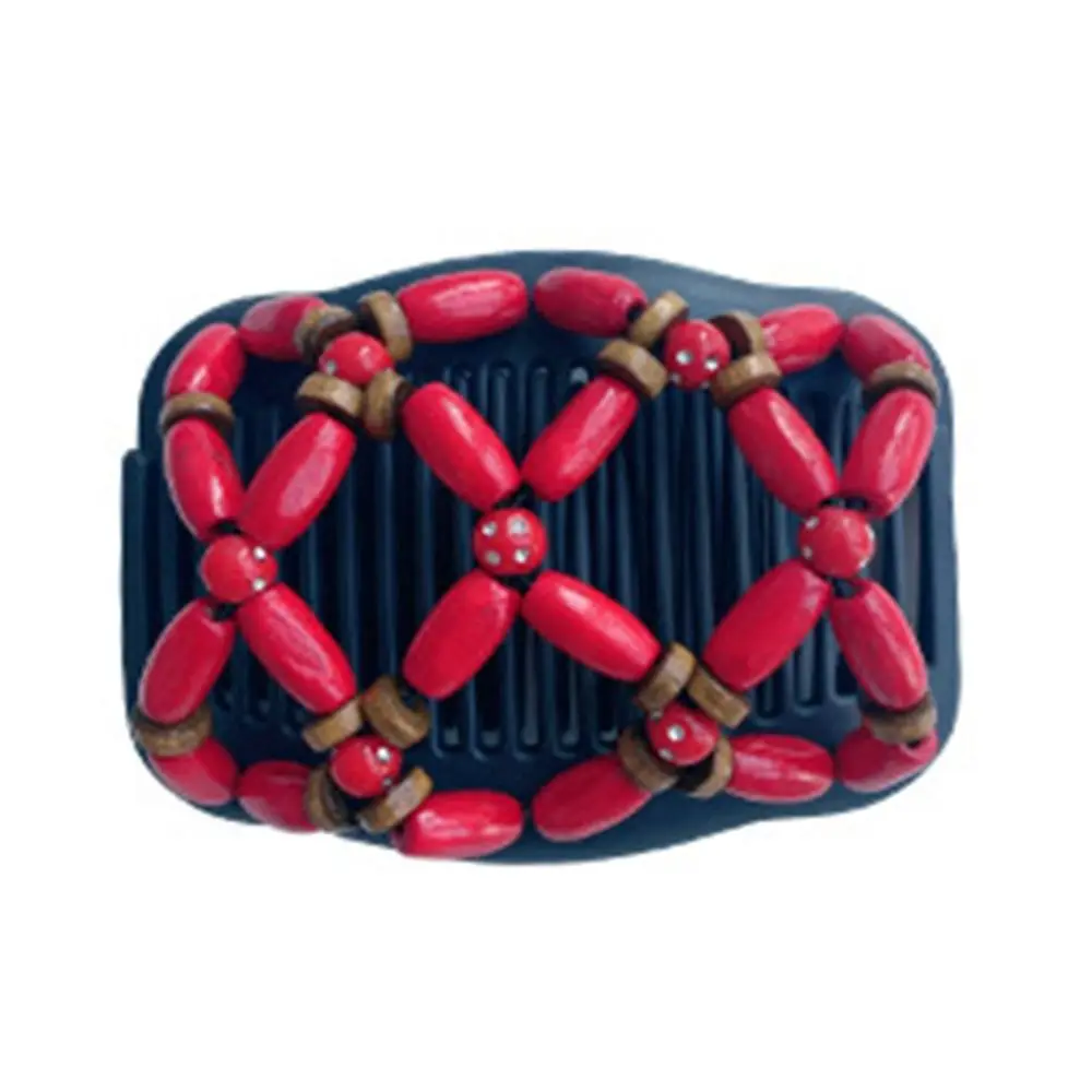 New Plastic Double Row Comb Wood Put in a hairdo Hair Comb Hair Clip Women
New Plastic Double Row Comb Wood Put in a hairdo Hair Comb Hair Clip Women