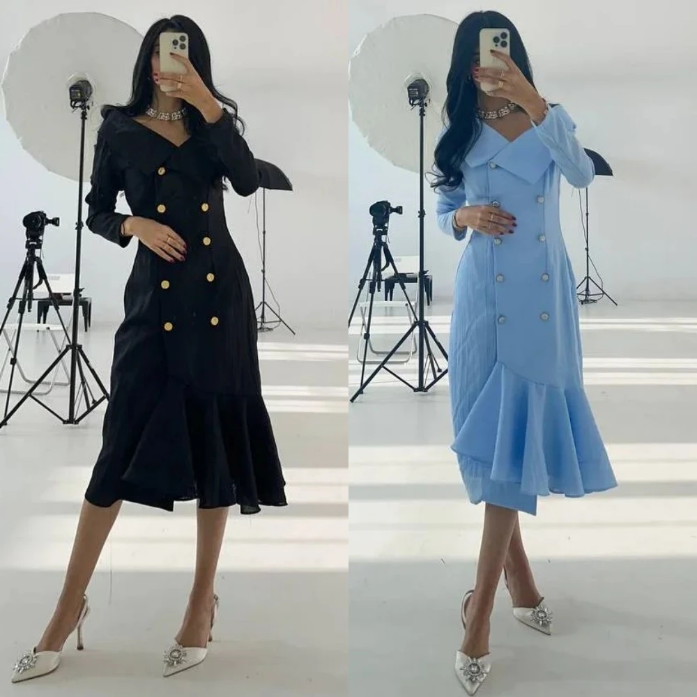Customized s Ruched Button Quinceanera Mermaid V-neck Bespoke Occasion Gown Knee Length Dresses
Customized s Ruched Button Quinceanera Mermaid V-neck Bespoke Occasion Gown Knee Length Dresses