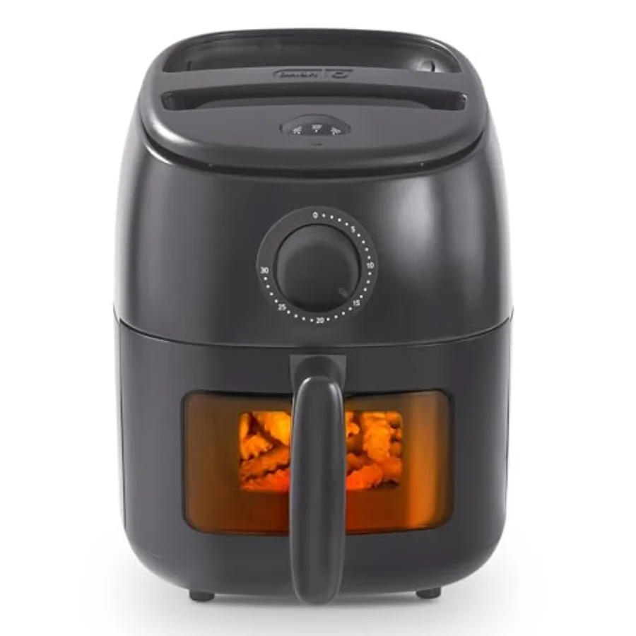Tasti-Crisp Analog 2.6QT Air Fryer with Non-Stick Coating in Silver for Healthy Cooking with Rapid Heating and Easy Cleanup
Tasti-Crisp Analog 2.6QT Air Fryer with Non-Stick Coating in Silver for Healthy Cooking with Rapid Heating and Easy Cleanup