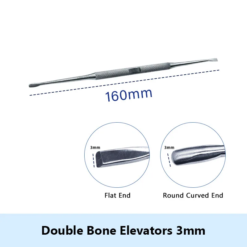 Bone Elevators Double Bone Peeling Knife Stainless steel Orthopedic Surgical Instrument
Bone Elevators Double Bone Peeling Knife Stainless steel Orthopedic Surgical Instrument