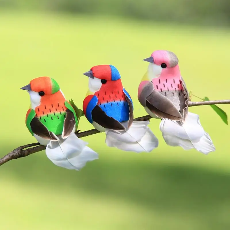 3/6Pcs Random Colorful Bird Fake Craft Birds Artificial Foam Birds Birthday Party Decorations Home Garden Wedding Decoration
3/6Pcs Random Colorful Bird Fake Craft Birds Artificial Foam Birds Birthday Party Decorations Home Garden Wedding Decoration