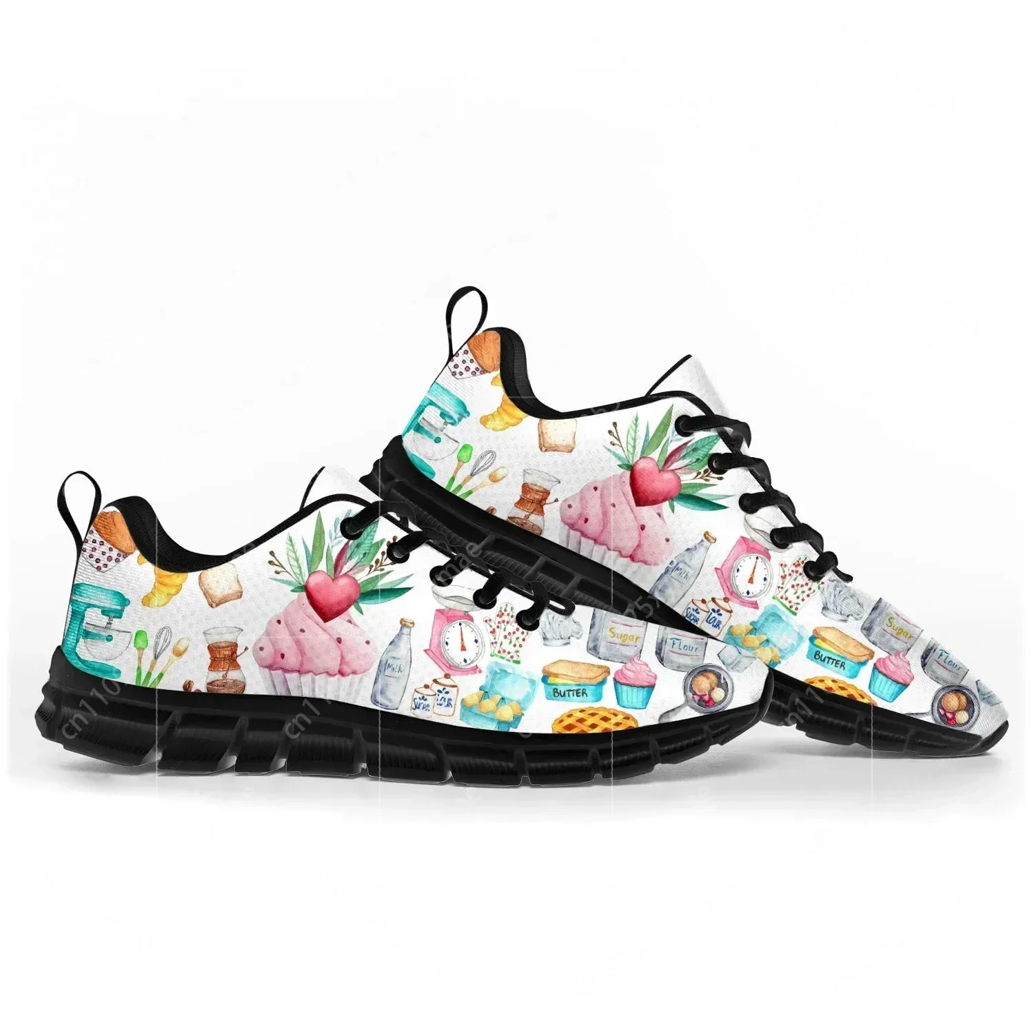 Cartoon Cake Chef Sports Shoes Mens Womens Sneakers Casual Custom Made High Quality Couple Shoes Black
Cartoon Cake Chef Sports Shoes Mens Womens Sneakers Casual Custom Made High Quality Couple Shoes Black