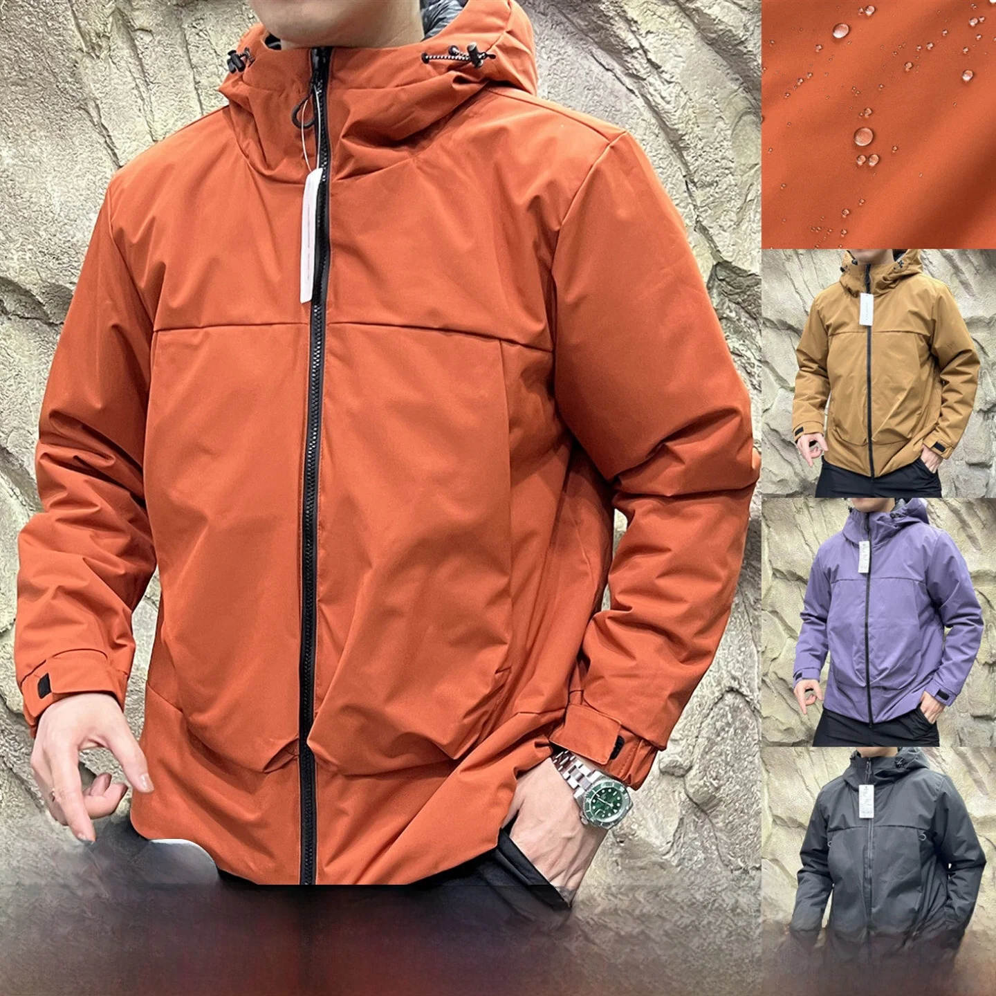 Молодежная мужская хлопковая куртка для активного отдыха с капюшоном, ветрозащитная, осенне-зимняя, из полиэфирного волокна, на молнии, с длинными рукавами, приталенного кроя
Молодежная мужская хлопковая куртка для активного отдыха с капюшоном, ветрозащитная, осенне-зимняя, из полиэфирного волокна, на молнии, с длинными рукавами, приталенного кроя