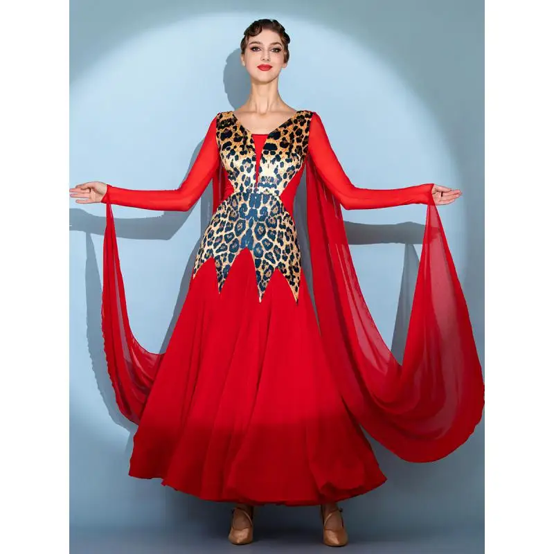 2026 Woman Modern Dance Dress Western Leopard Print National Standard Dance Dress 2127
2026 Woman Modern Dance Dress Western Leopard Print National Standard Dance Dress 2127