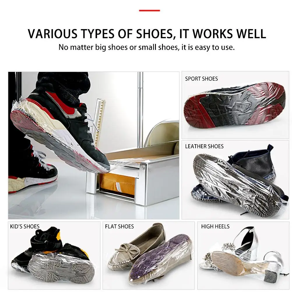 Shoe Film Transparent Covers for Automatic Dispenser Dust Dirt Scratch Resistant Shoes Protection EcoFriendly PE Material Strong
Shoe Film Transparent Covers for Automatic Dispenser Dust Dirt Scratch Resistant Shoes Protection EcoFriendly PE Material Strong