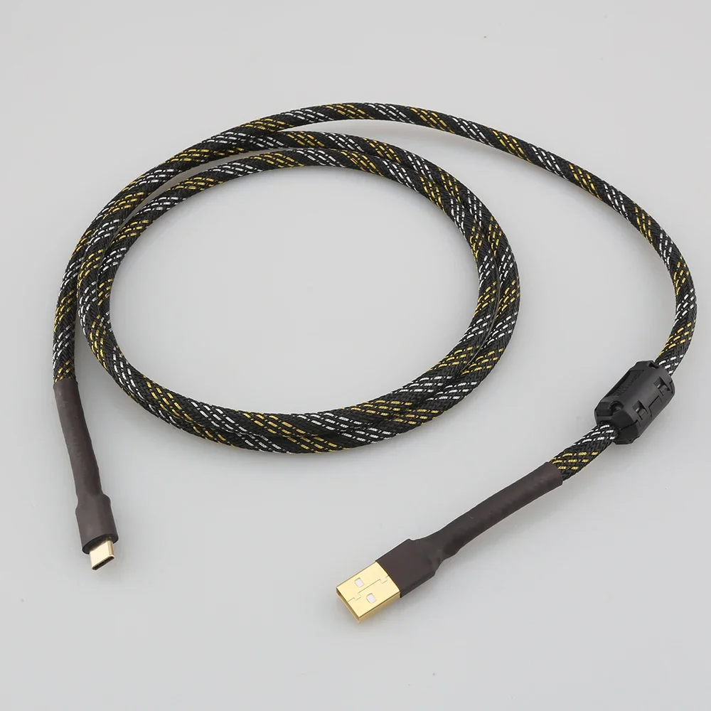 New Hifi USB Cable USB Type C To B Audio Data Cable For USB DAC Mobile Cell Phone Tablet Handcrafted
New Hifi USB Cable USB Type C To B Audio Data Cable For USB DAC Mobile Cell Phone Tablet Handcrafted