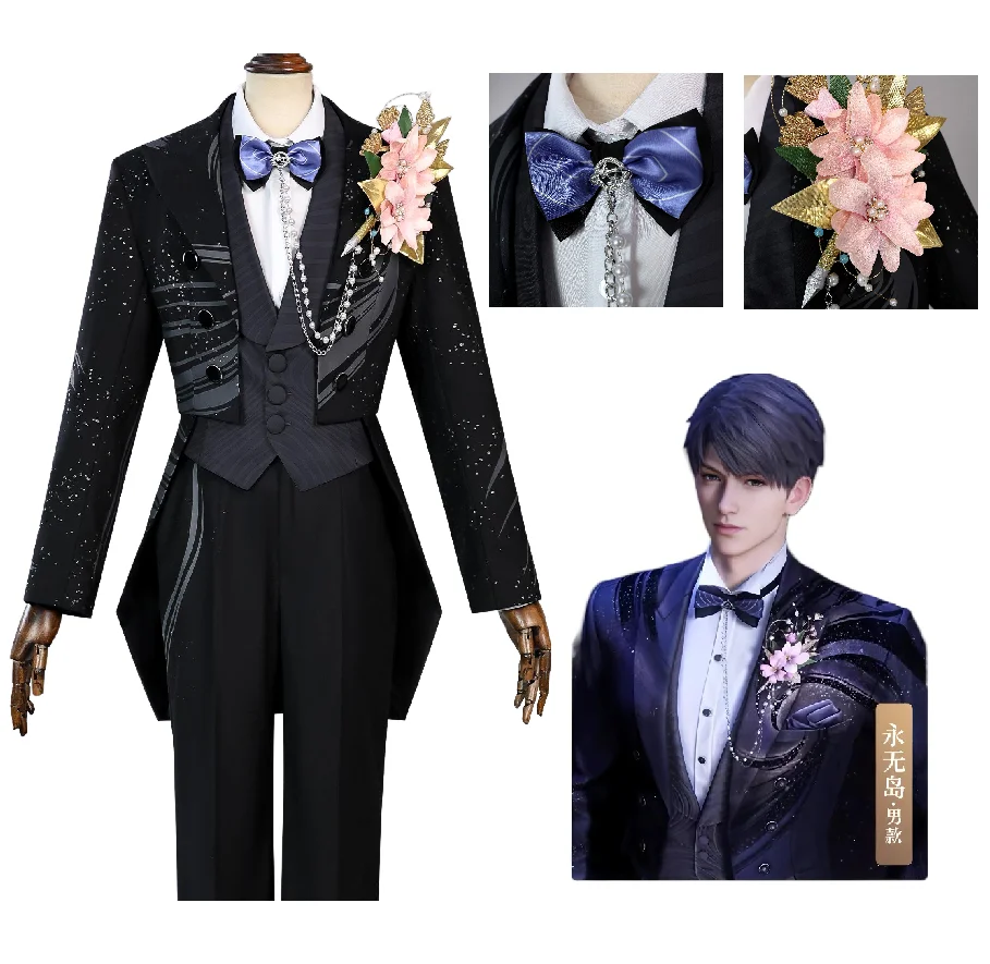 Game Love and DeepSpace Caleb Cosplay Marry Black Uniform Costume Wig Uniform Halloween Party For Men Comic Con Anime Clothing
Game Love and DeepSpace Caleb Cosplay Marry Black Uniform Costume Wig Uniform Halloween Party For Men Comic Con Anime Clothing
