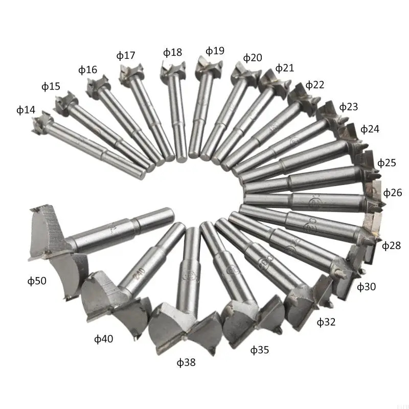 E1PD 20pcs/set 14-50mm Forstner Drill Bits Woodworking Centering Hole Cutter Tools
E1PD 20pcs/set 14-50mm Forstner Drill Bits Woodworking Centering Hole Cutter Tools