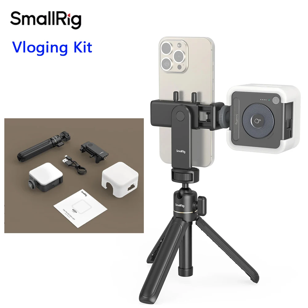 Smartphone Vlogging Kit for iPhone Android with Tripod LED Light SoftBox Advanced Vlog kit for TikTok Live Stream Video YouTube
Smartphone Vlogging Kit for iPhone Android with Tripod LED Light SoftBox Advanced Vlog kit for TikTok Live Stream Video YouTube