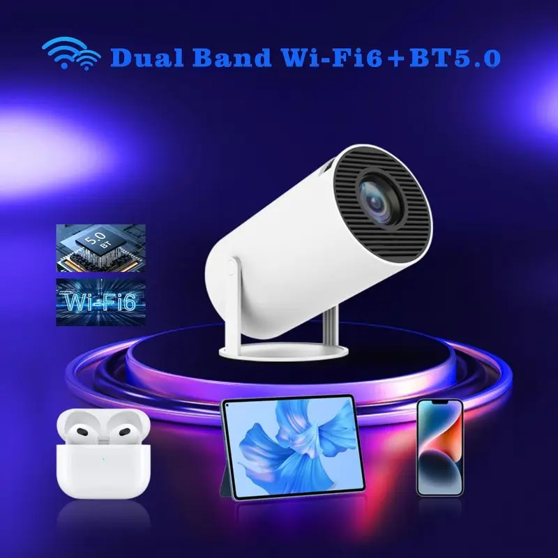 Hy300pro Portable 4k Ultra Hd Lcd Projector 180 Degree Adjustable Wireless Screen Sharing Home Theater Wall Projection Outdoor
Hy300pro Portable 4k Ultra Hd Lcd Projector 180 Degree Adjustable Wireless Screen Sharing Home Theater Wall Projection Outdoor
