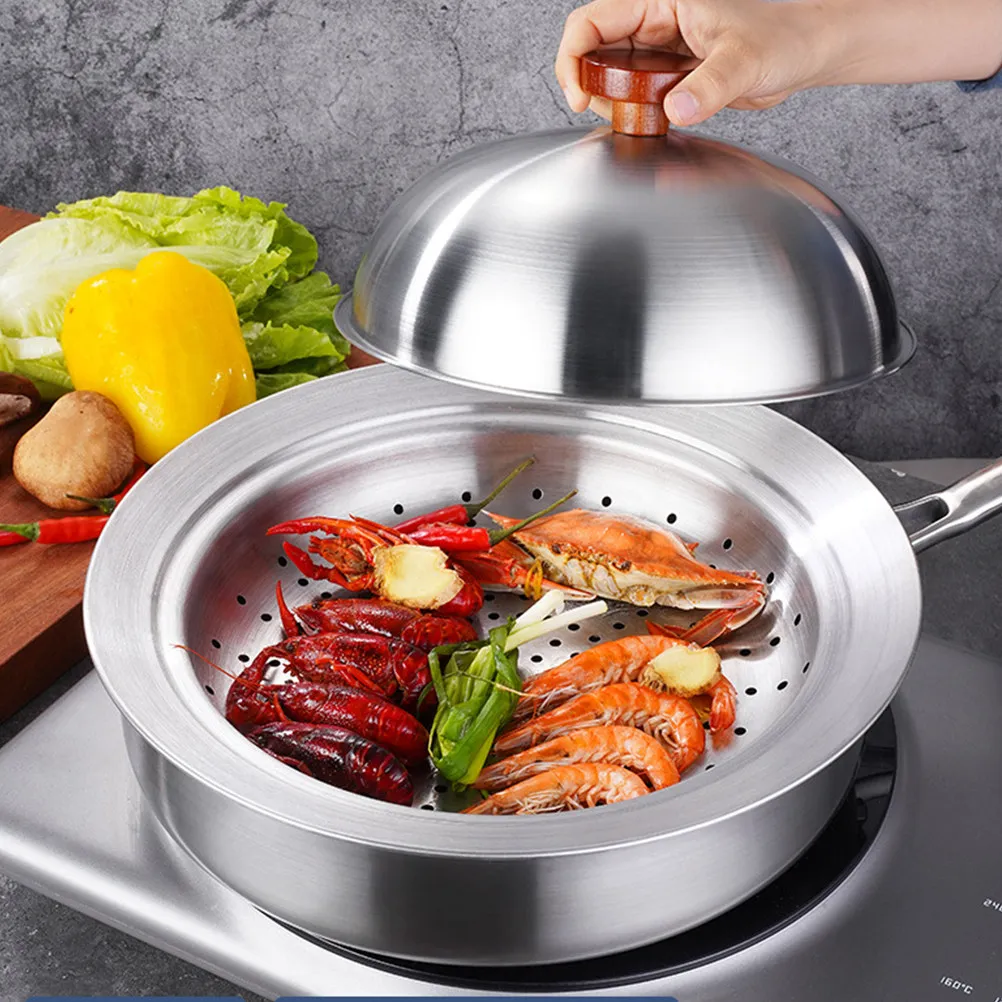 Stainless Steel Food Steamer Premium Multi-Functional Kitchen Steamer for Steaming Buns Fish Vegetables Home Restaurant Use
Stainless Steel Food Steamer Premium Multi-Functional Kitchen Steamer for Steaming Buns Fish Vegetables Home Restaurant Use