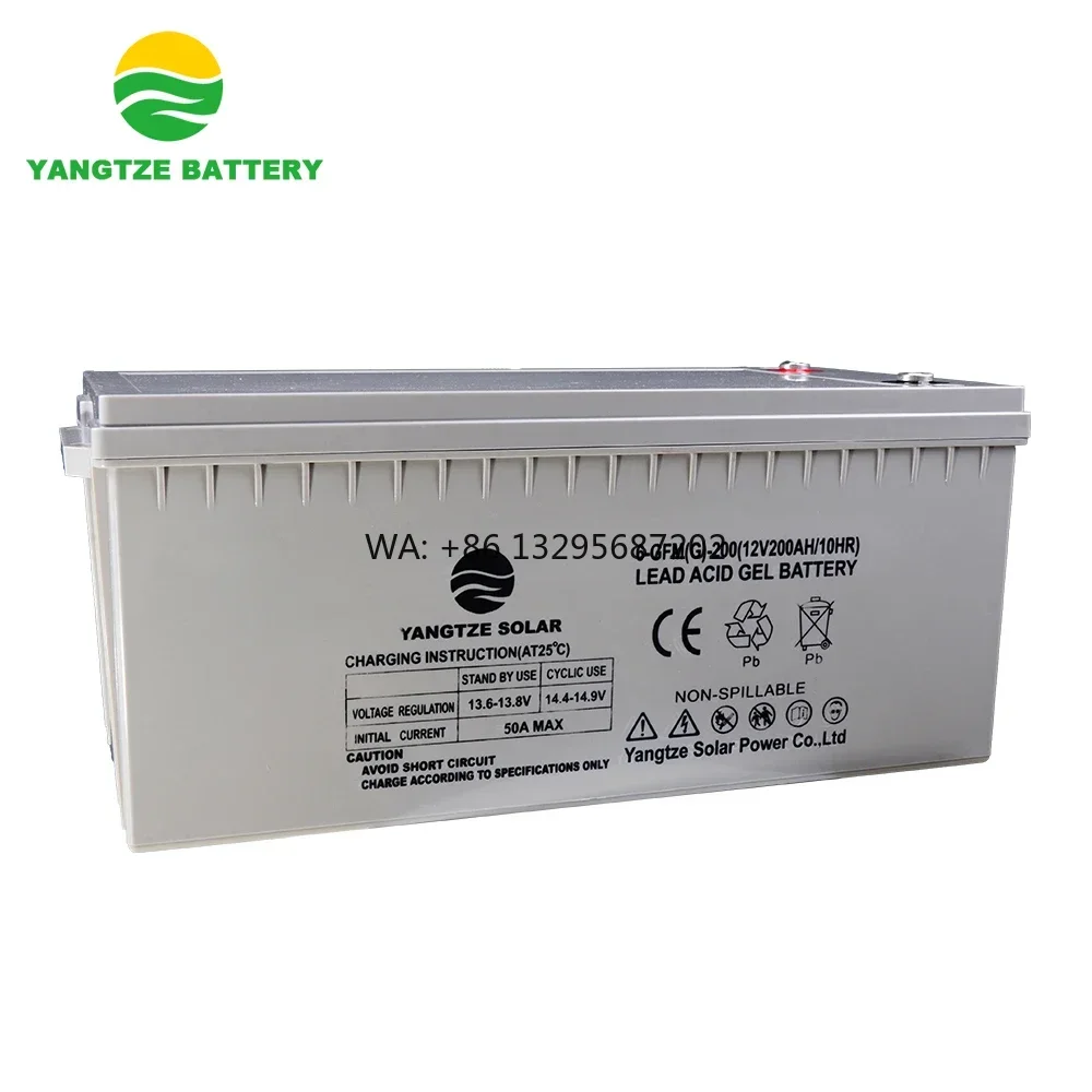 Large Capacity 200ah 12v Lead Acid Battery Specifications
Large Capacity 200ah 12v Lead Acid Battery Specifications