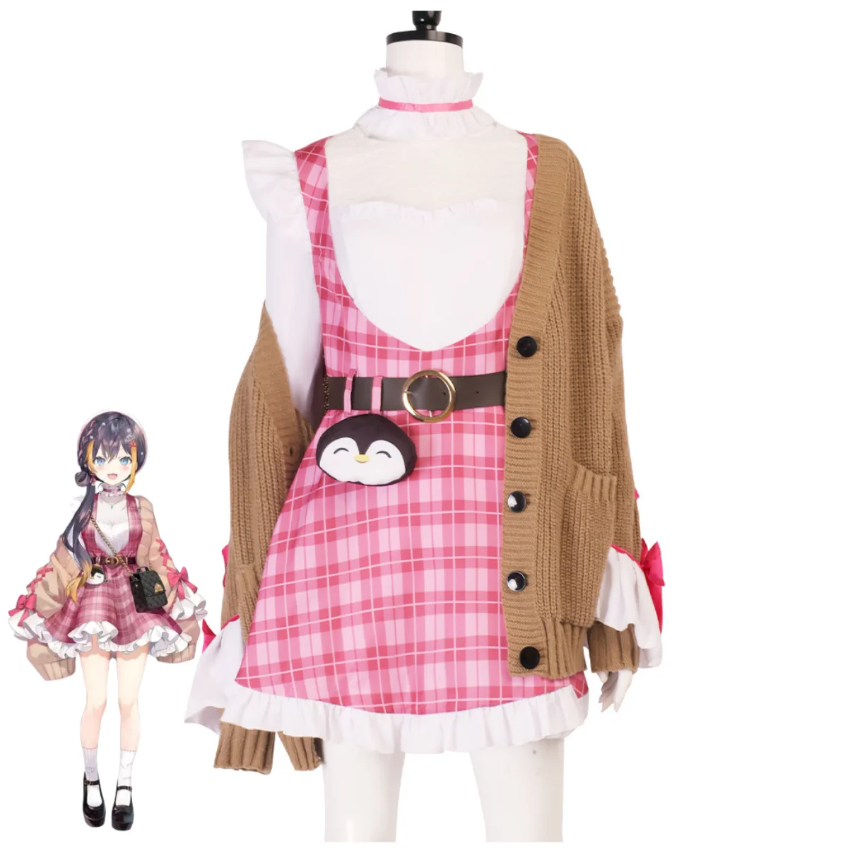 Petra Gurin NIJISANJI EN Cosplay Costume | OBSYDIA Spring Knitted Sweater Jacket & Grid Skirt | Cute Daily Suit for Women 2026
Petra Gurin NIJISANJI EN Cosplay Costume | OBSYDIA Spring Knitted Sweater Jacket & Grid Skirt | Cute Daily Suit for Women 2026