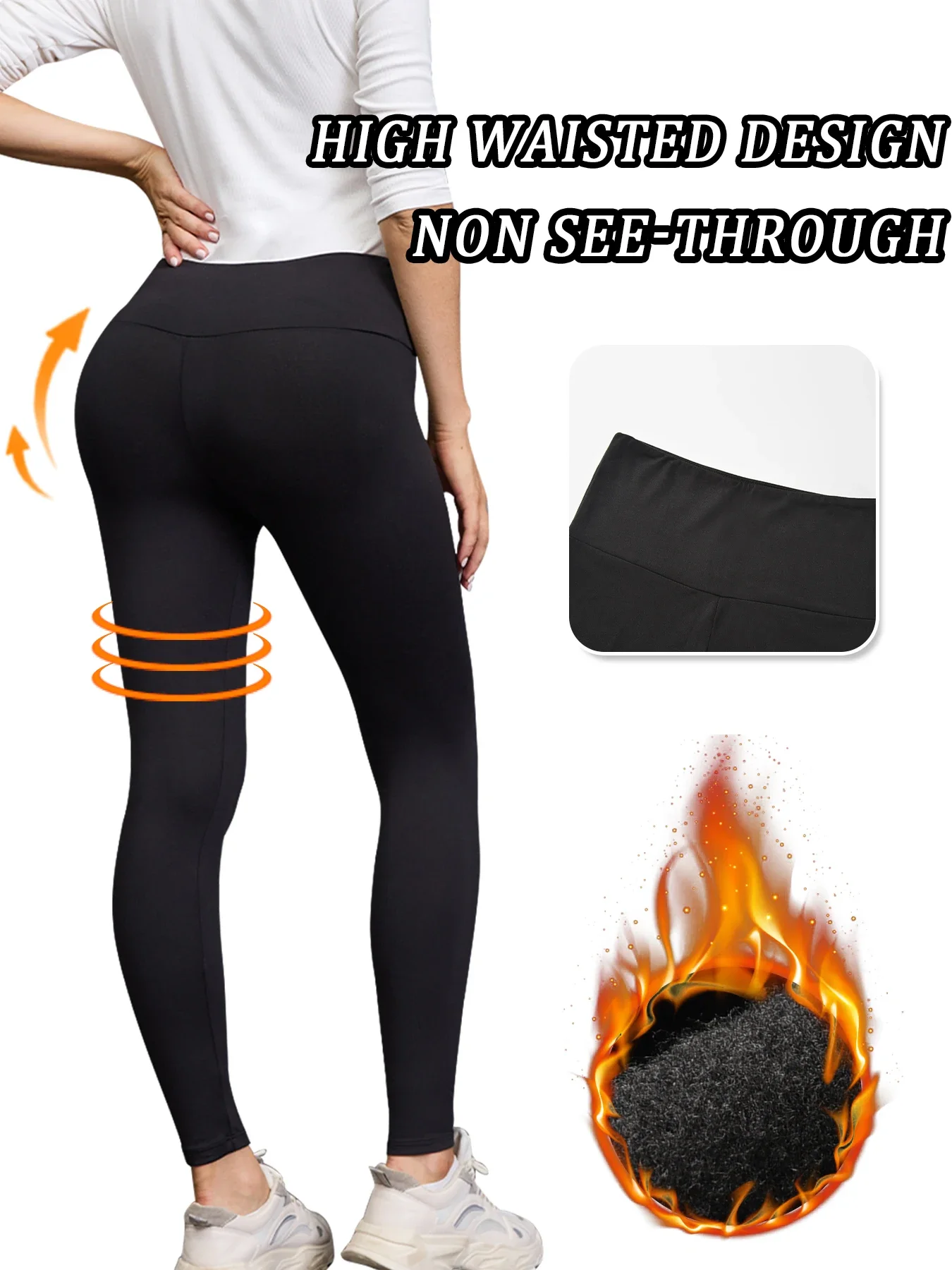 5 Pack Womens Thermal Fleece Lined High Waisted Leggings Workout Winter Warm Thick Tights Soft Yoga Pants
5 Pack Womens Thermal Fleece Lined High Waisted Leggings Workout Winter Warm Thick Tights Soft Yoga Pants