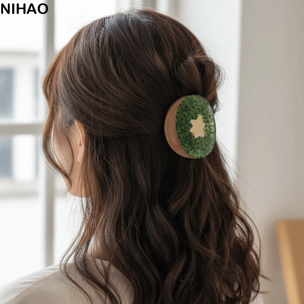 New Non Slip Fruit Hair Claw Secure Hold Grape Acetate Hair Clips Kiwi Playful Shark Hair Grip Everyday Hairstyle
New Non Slip Fruit Hair Claw Secure Hold Grape Acetate Hair Clips Kiwi Playful Shark Hair Grip Everyday Hairstyle